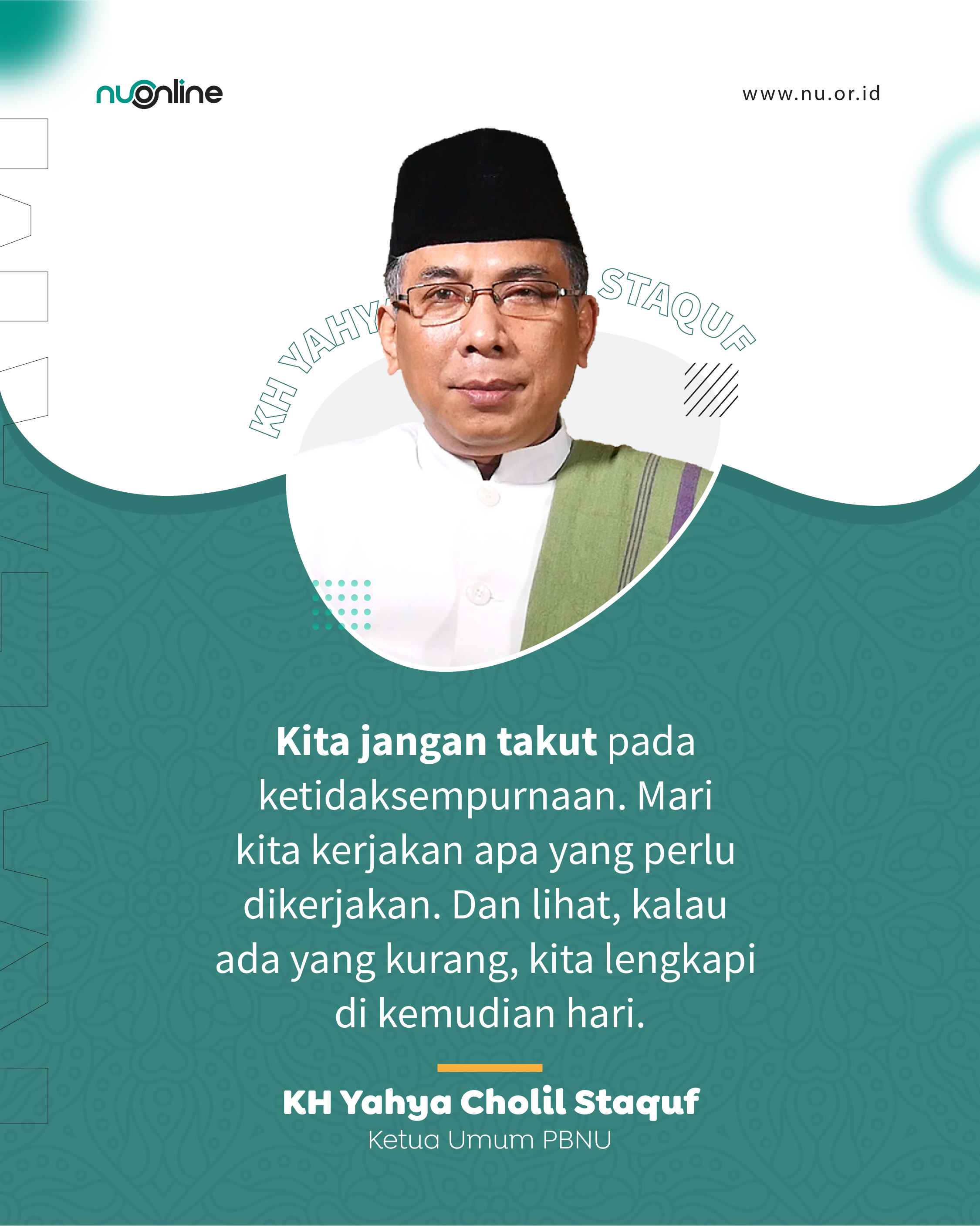 Jangan Takut pada Ketidaksempurnaan