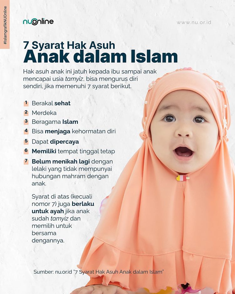 7 Syarat Hak Asuh Anak dalam Islam