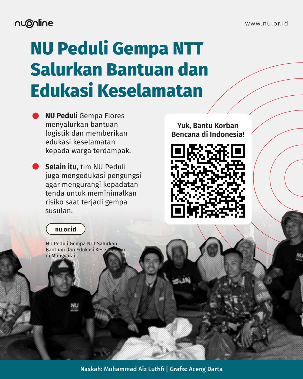 NU Peduli Gempa NTT