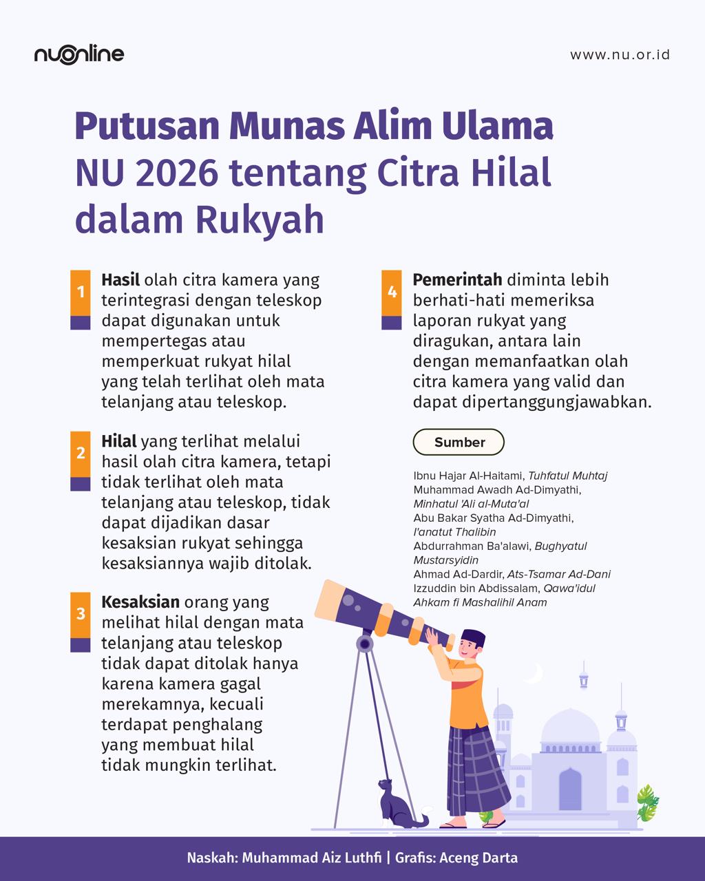 Munas NU 2026 soal Olah Citra Hilal
