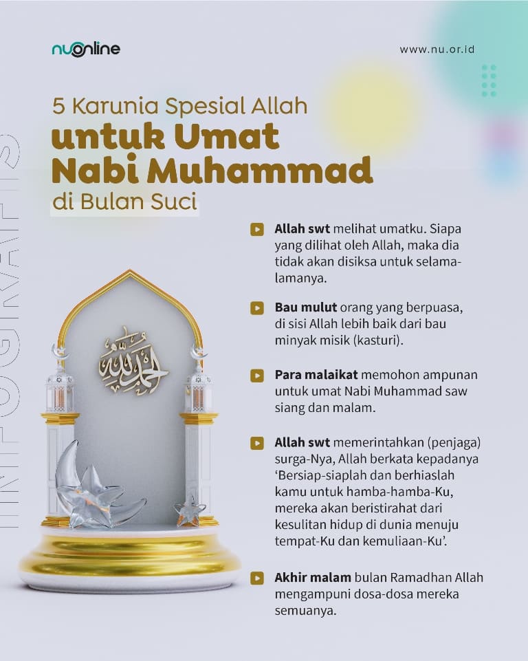 Ramadhan dan 5 Keistimewaan Umat Nabi Muhammad