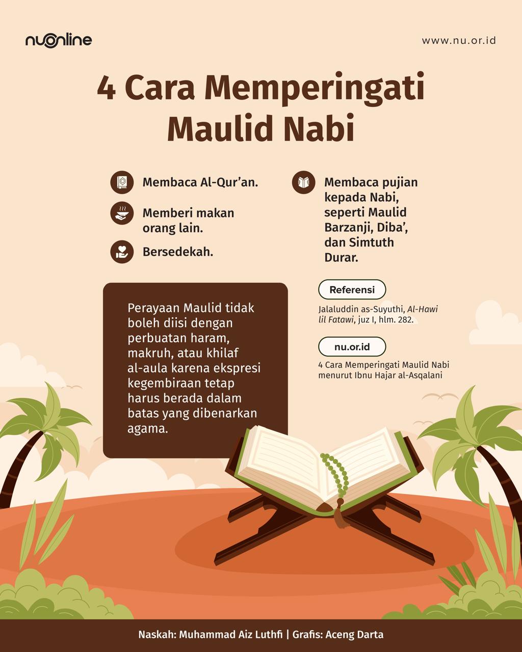 4 Cara Peringati Maulid Nabi