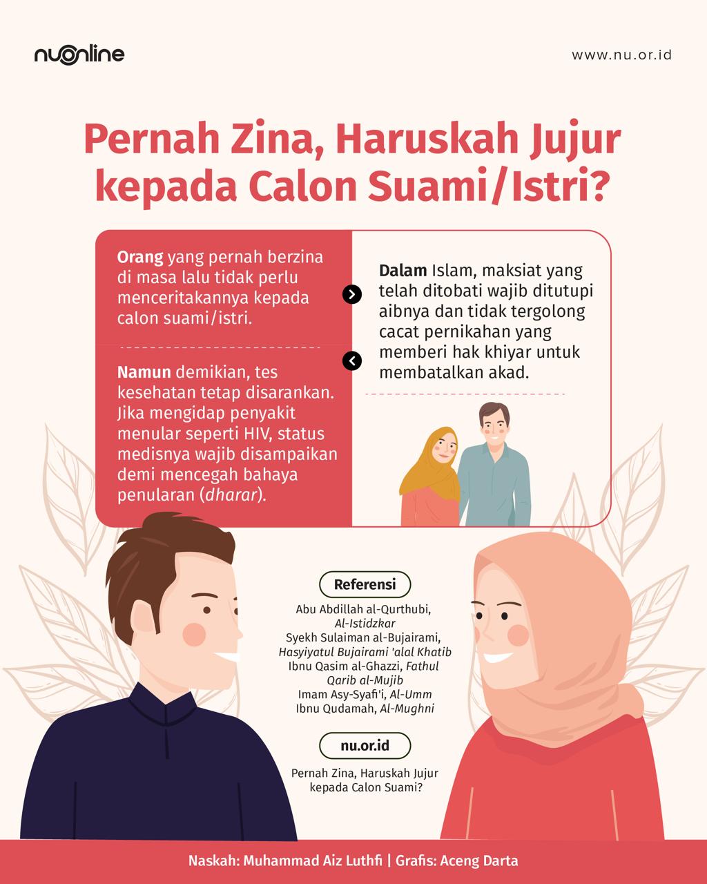 Berterus Terang soal Zina ke Calon Pasangan