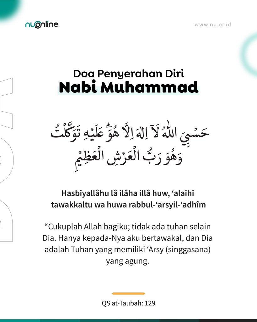 Doa Berserah Diri