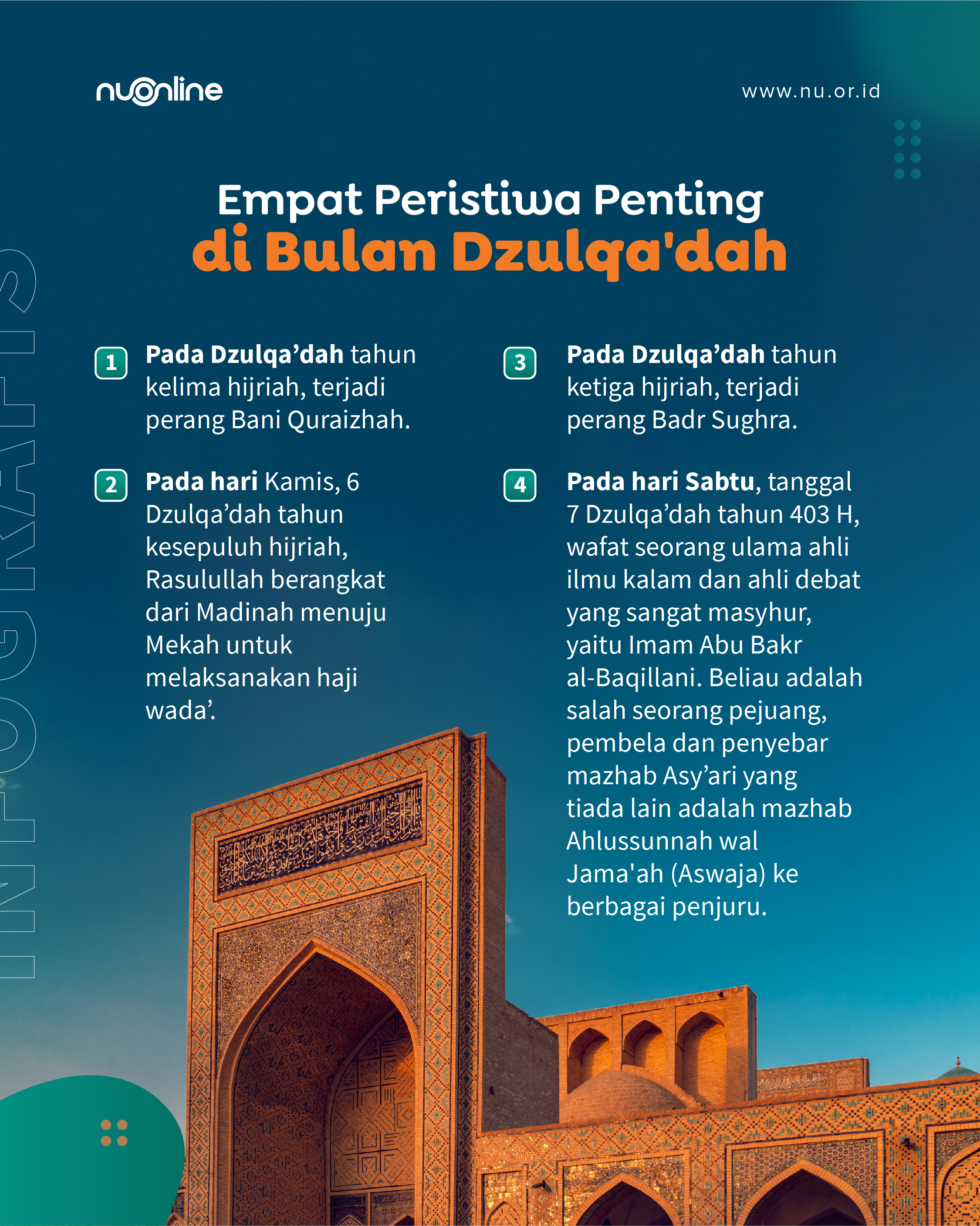 4 Peristiwa Penting di Bulan Dzulqa’dah