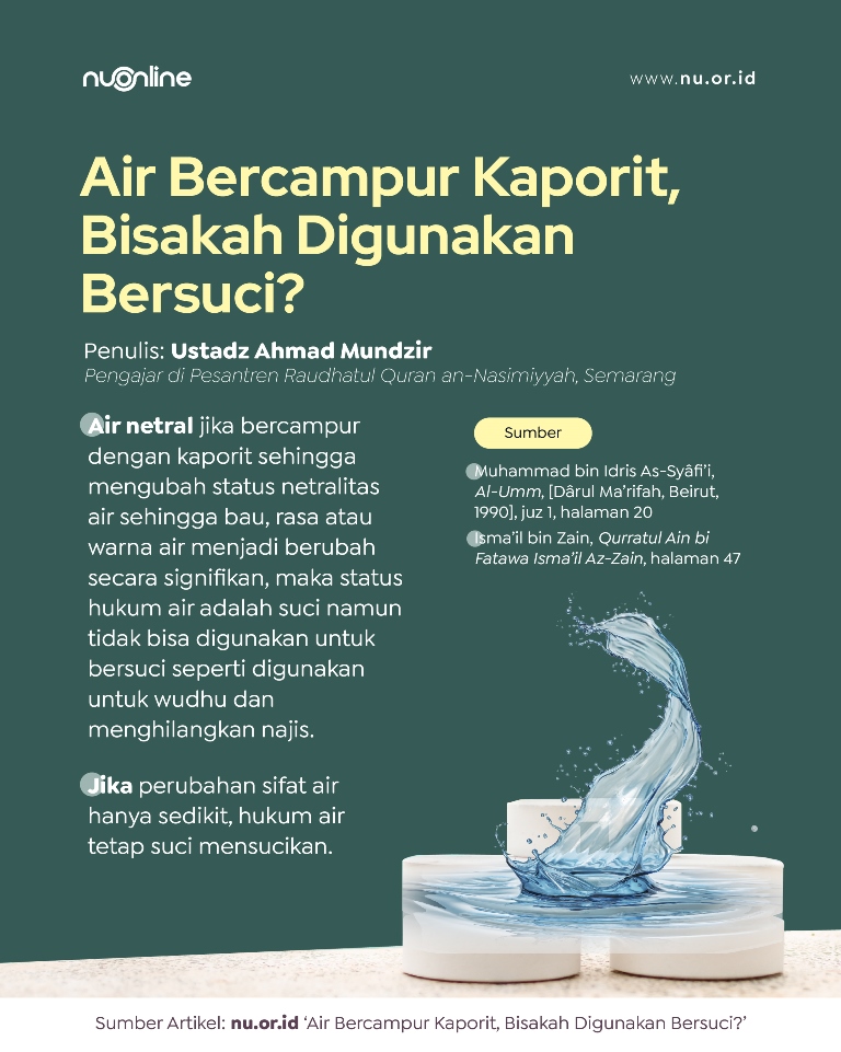 Status Air Bercampur Kaporit