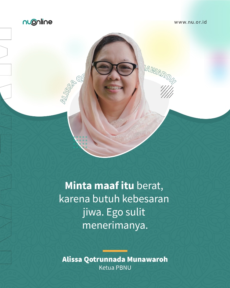 Minta Maaf, Cermin Kebesaran Jiwa