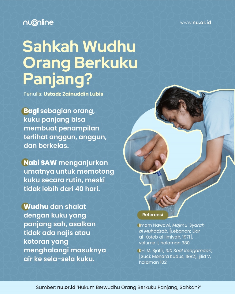 Berkuku Panjang, Wudhu Sah?