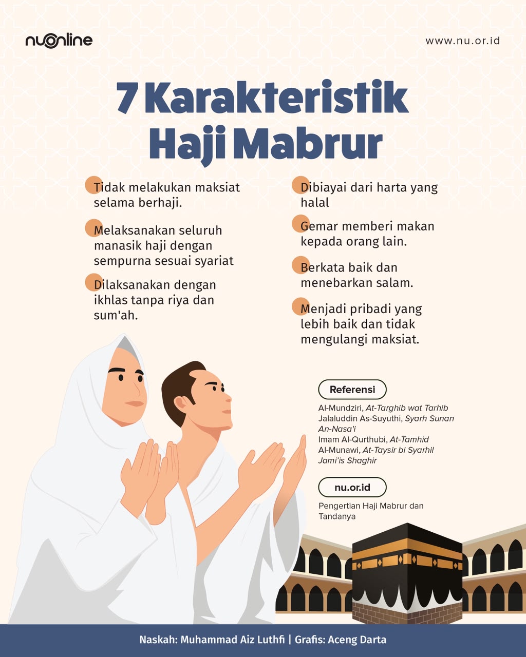 7 Karakteristik Haji Mabrur