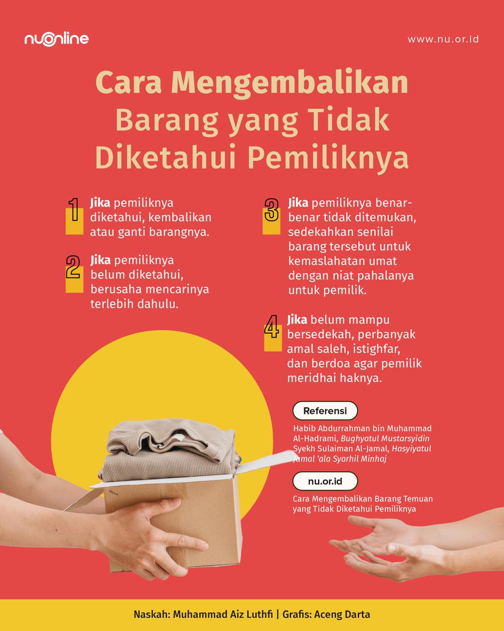Mengembalikan Barang yang Tak Diketahui Pemiliknya