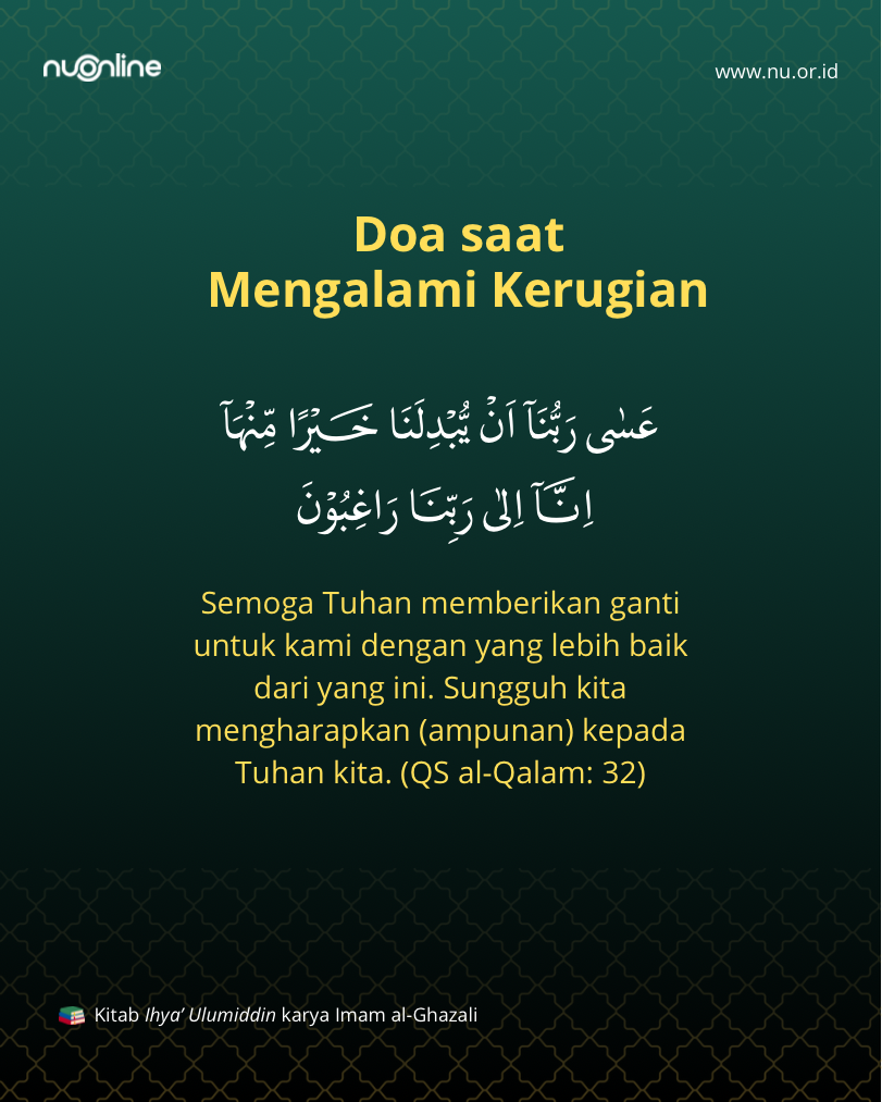 Doa saat Mengalami Kerugian