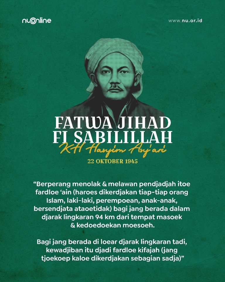 Fatwa Jihad fi Sabilillah KH Hasyim Asy&#039;ari