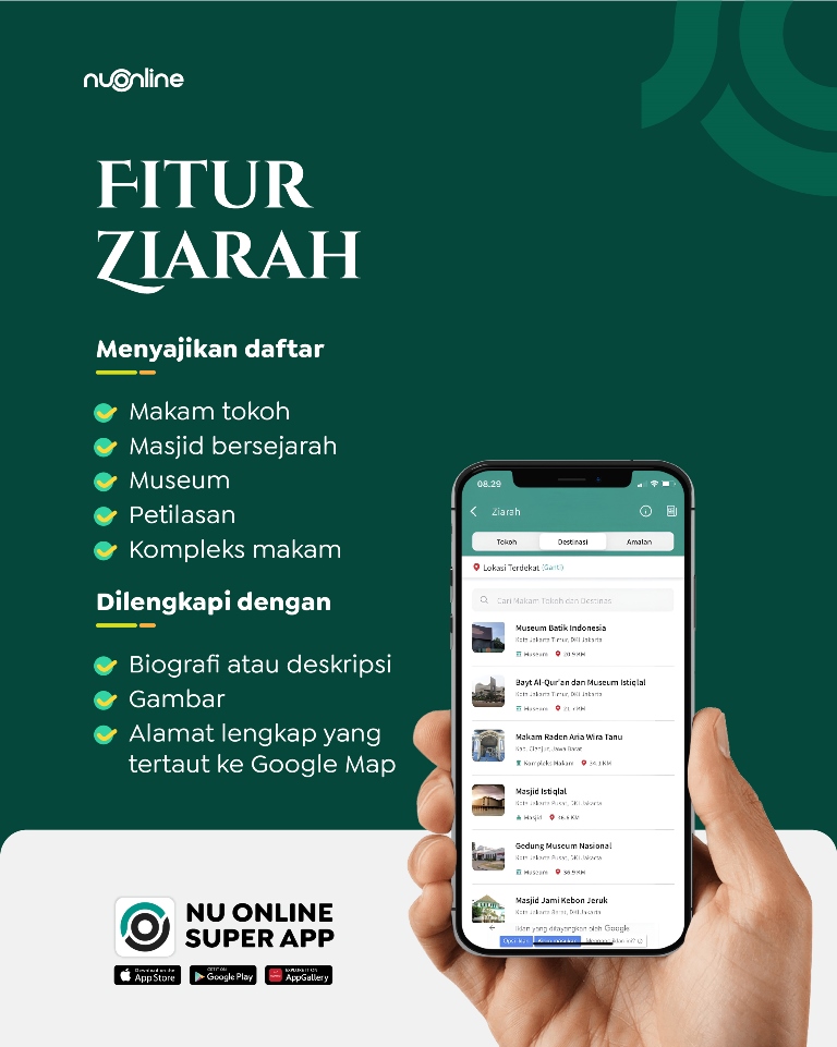 Fitur Ziarah di NU Online Super App