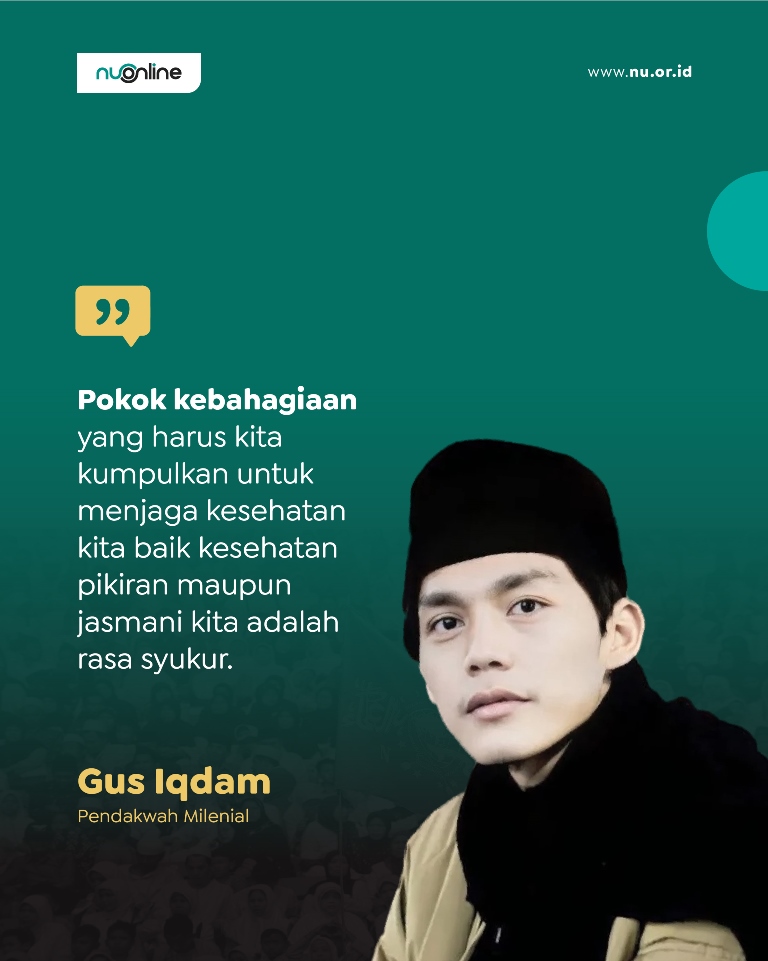 Syukur, Ikhtiar Jaga Kesehatan Lahir-Batin