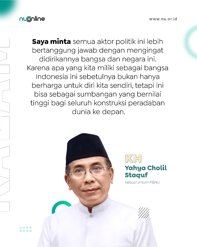 Pesan Gus Yahya soal Politik Identitas