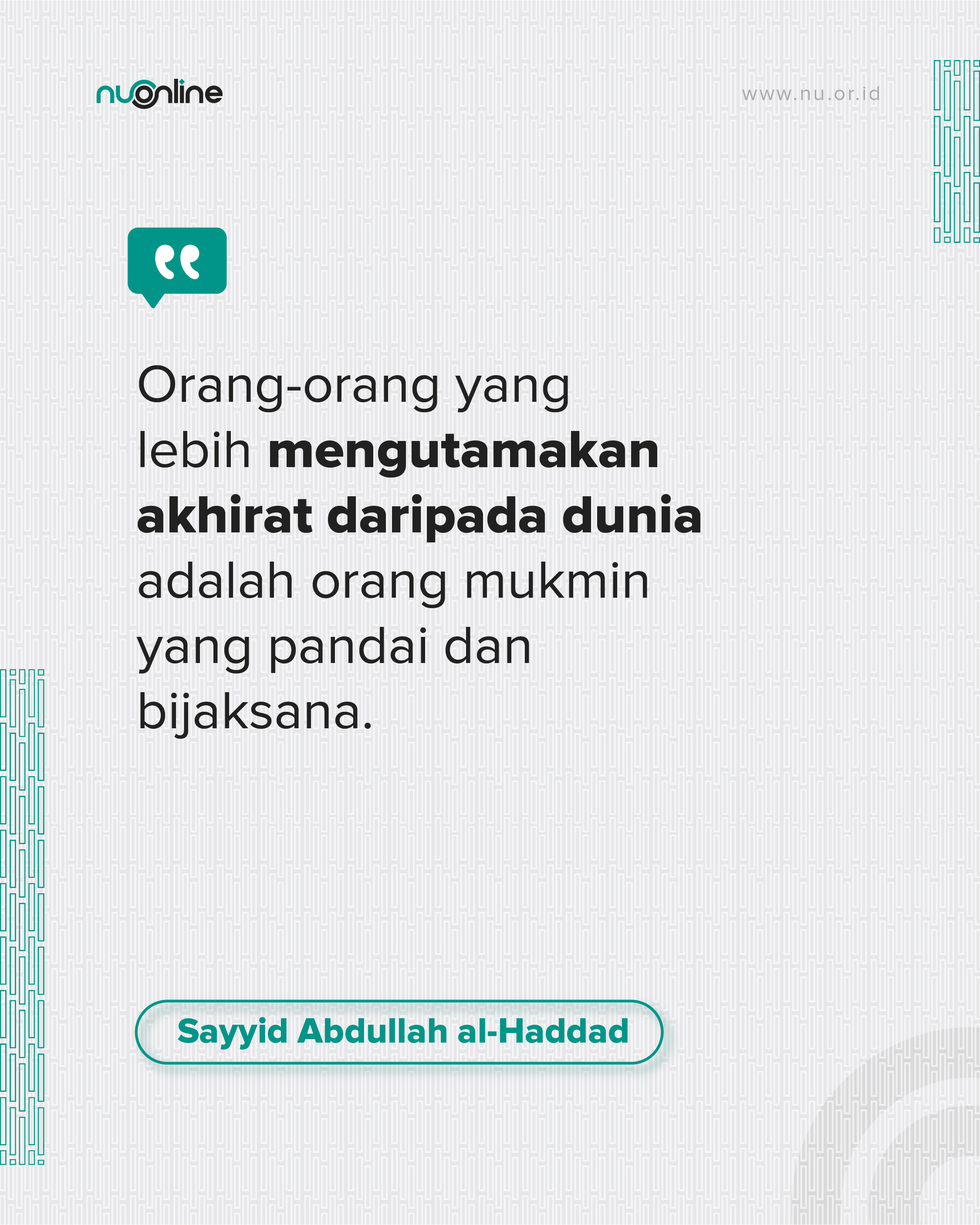 Mukmin yang Bijaksana