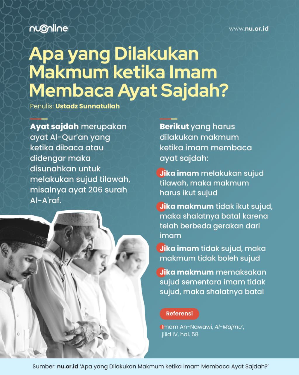 Saat Imam Baca Ayat Sajdah