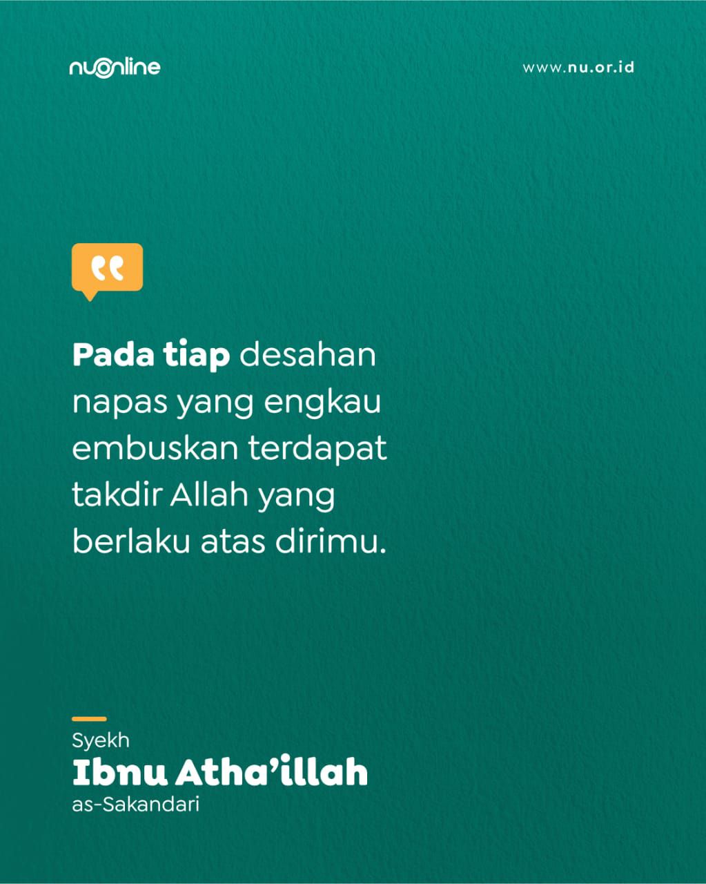Takdir Allah di Tiap Gerak-gerik