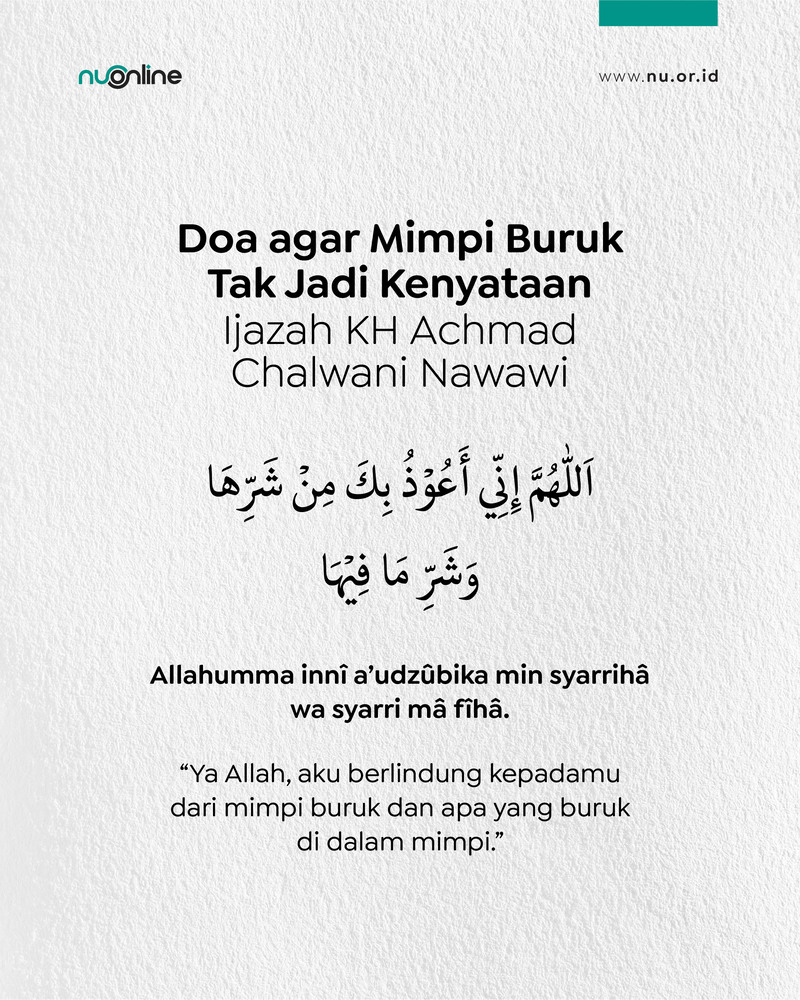 Doa agar Mimpi Buruk Tak Jadi Kenyataan