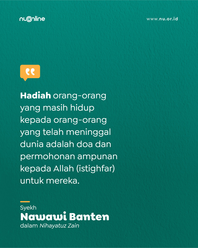 Hadiah Orang Hidup kepada Orang Wafat
