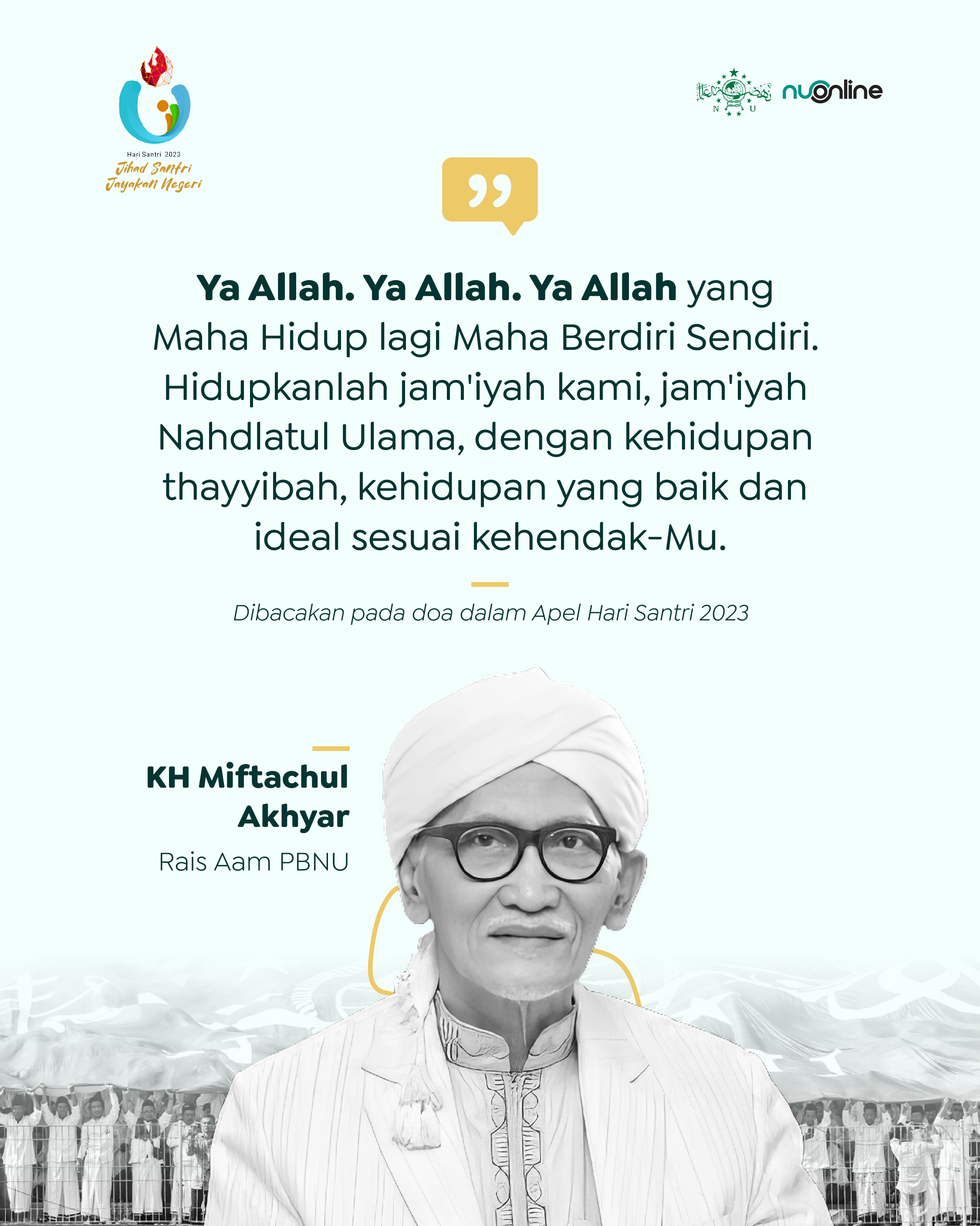 Doa untuk Kehidupan dan Kejayaan NU