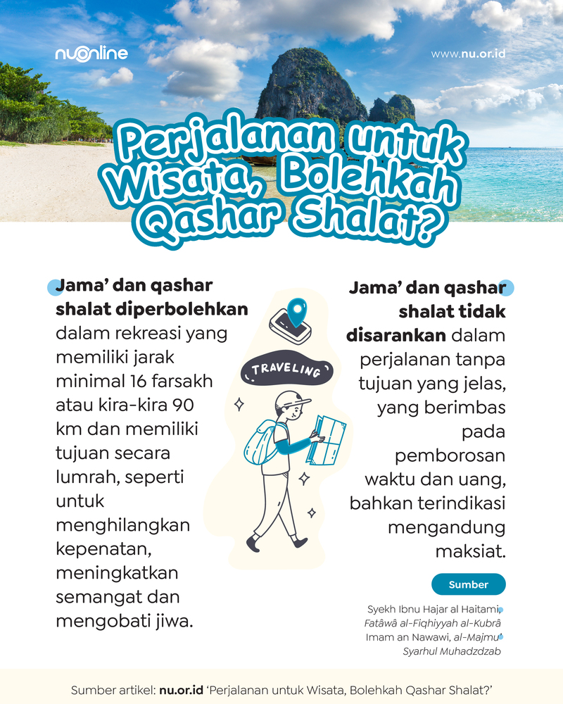 Qashar Shalat saat Perjalanan Wisata?