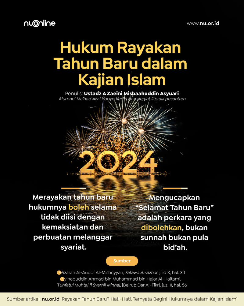 Hukum Merayakan Tahun Baru