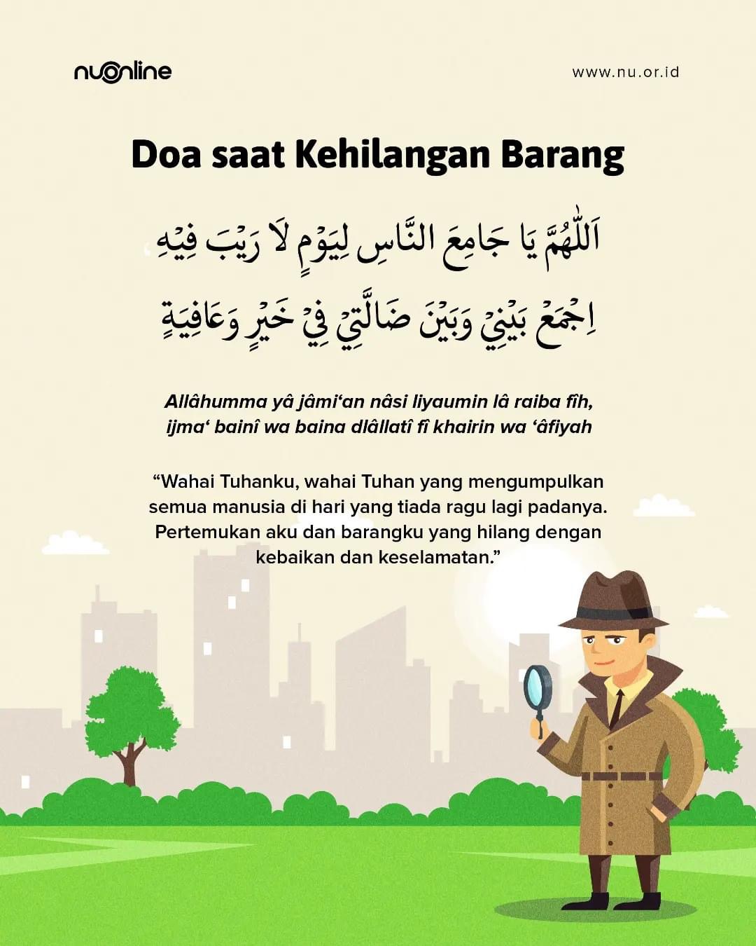 Doa saat Kehilangan Barang