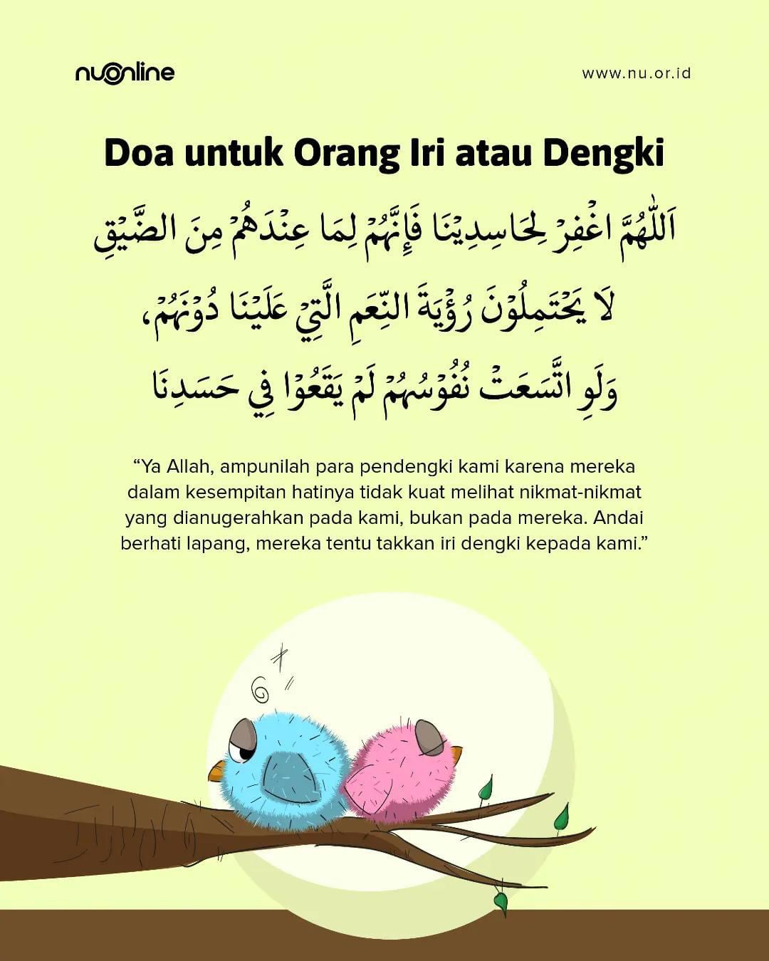 Doa untuk Orang Iri atau Dengki