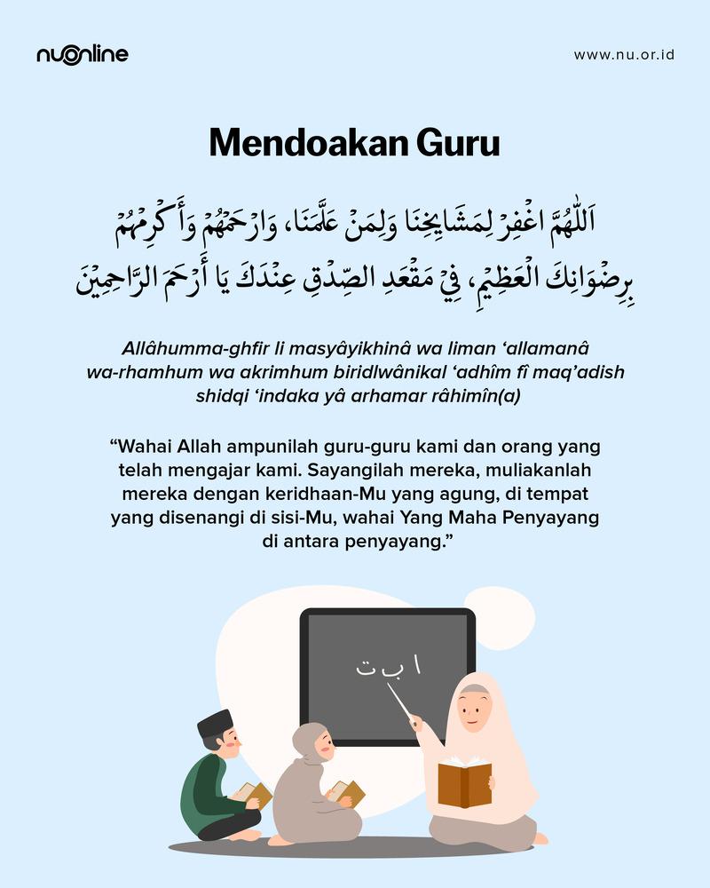 Mendoakan Guru