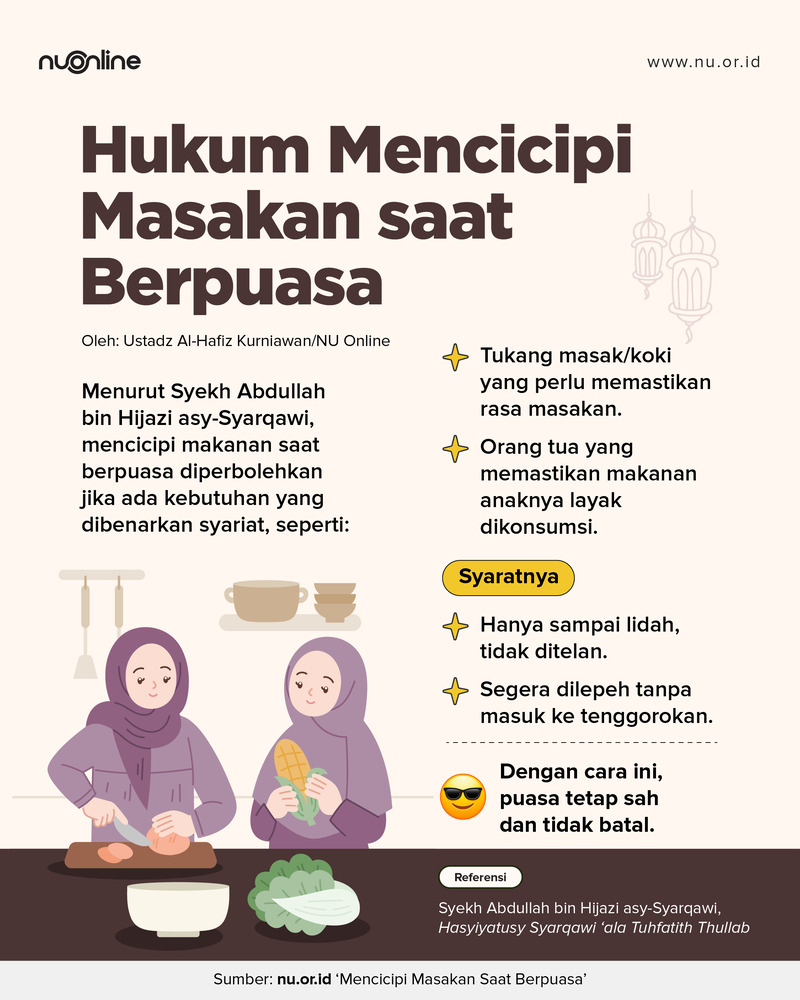 Mencicipi Makanan saat Puasa?