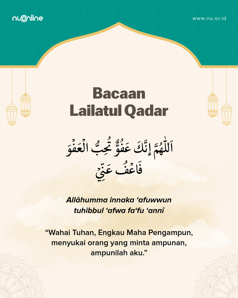 Bacaan Lailatul Qadar