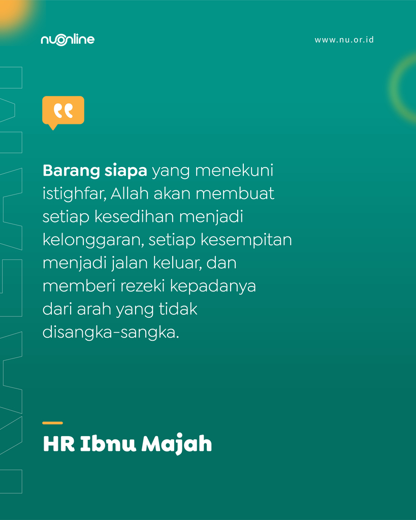 Istighfar, Satu Kalimat Beribu Solusi