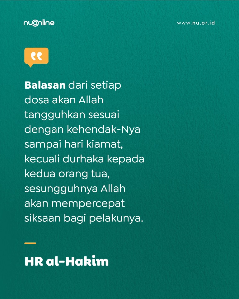 Balasan Mendurhakai Orang Tua