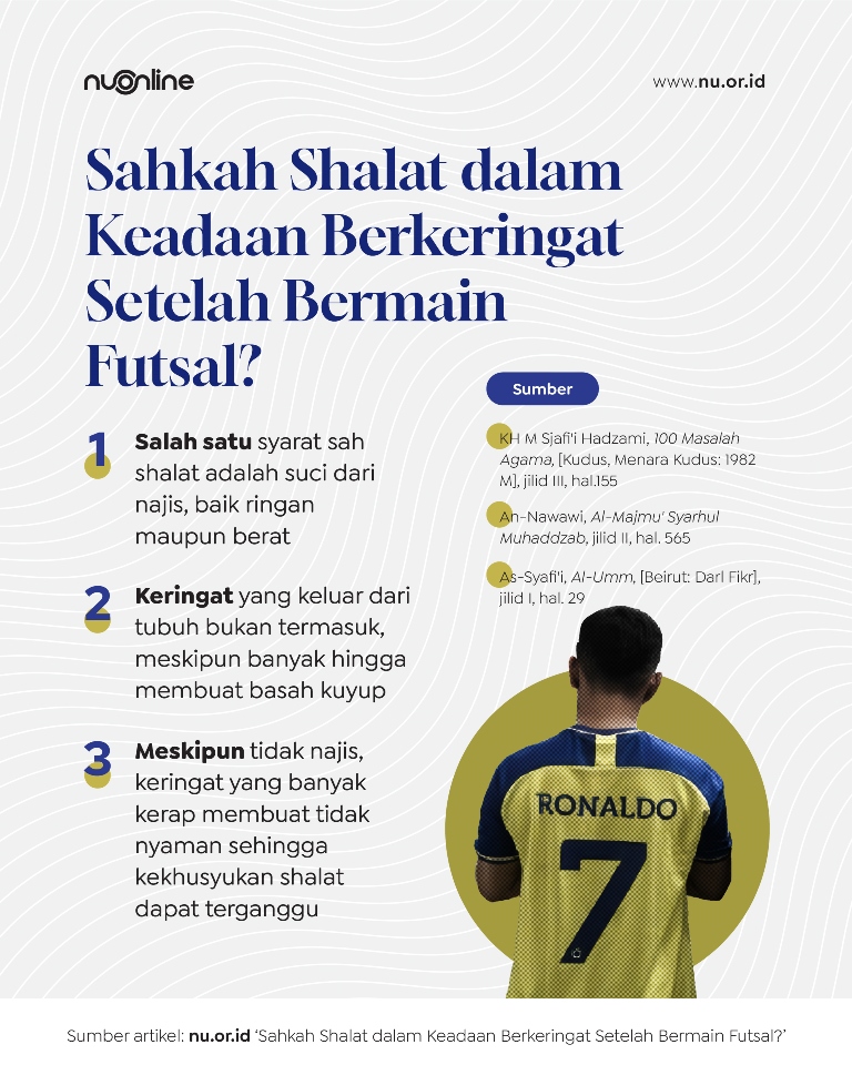 Shalat dengan Kondisi Penuh Keringat