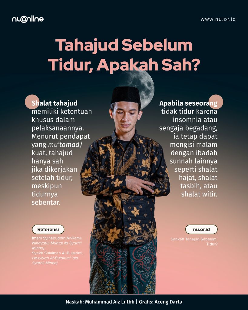 Sahkah Tahajud Sebelum Tidur?