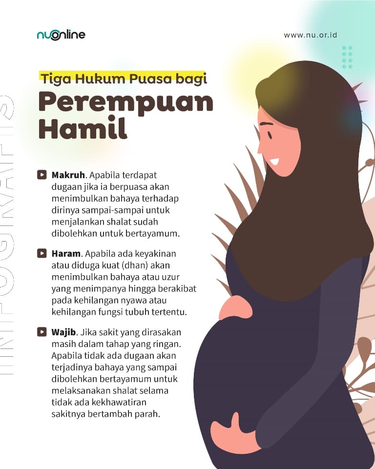 Tiga Hukum Puasa Bagi Wanita Hamil