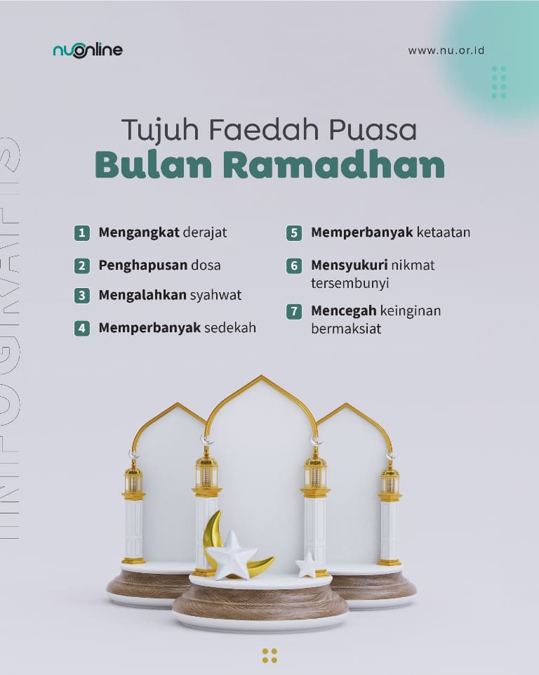 7 Faedah Puasa Ramadhan